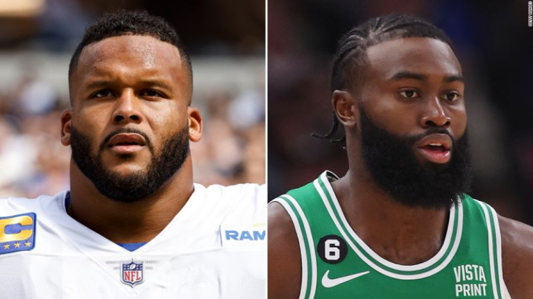 Aaron Donald and Jaylen Brown leave Kanye West’s Donda Sports agency