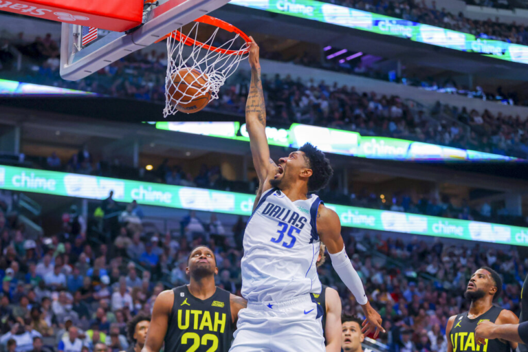 Dallas erases 15-point deficit and beats Utah, 103-100