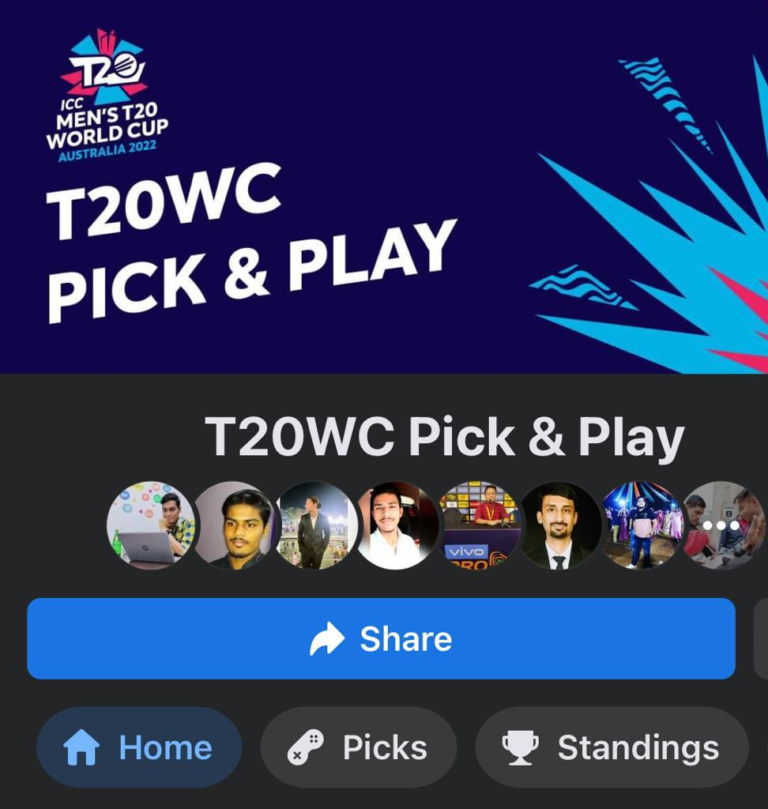 Facebook Launches T20 World Cup Pick And Play Game