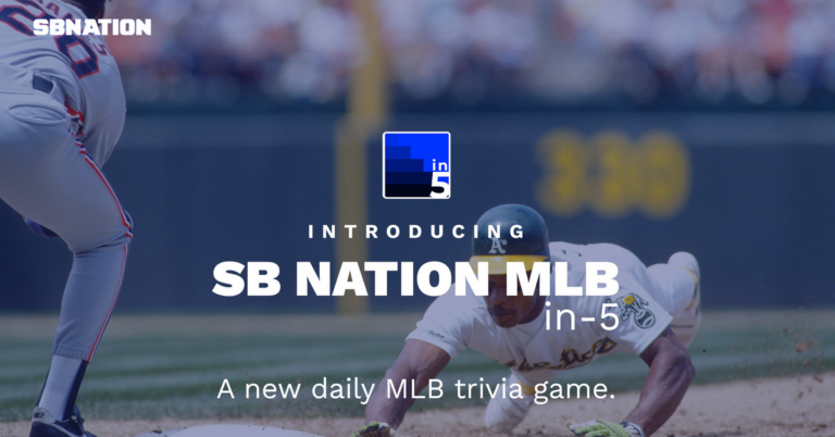 Introducing SB Nation MLB In-5!