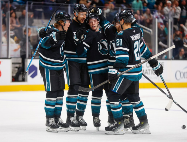 Collin Graf, San Jose Sharks beat Chicago Blackhawks at SAP Center