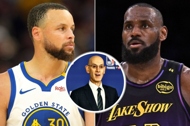 LeBron James & Stephen Curry Pose Major Fear for Adam Silver That Haunted the League 25 Years Back