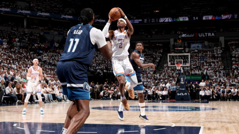 Shai Gilgeous-Alexander leads Oklahoma City Thunder to 3-1 WCF series lead, brink of NBA Finals