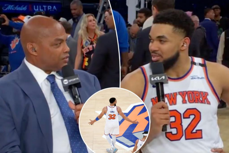 Charles Barkley puts Knicks’ Karl-Anthony Towns on the spot