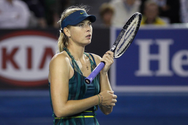 Maria Sharapova Looks Unrecognizable as She Returns to Wimbledon With David Beckham