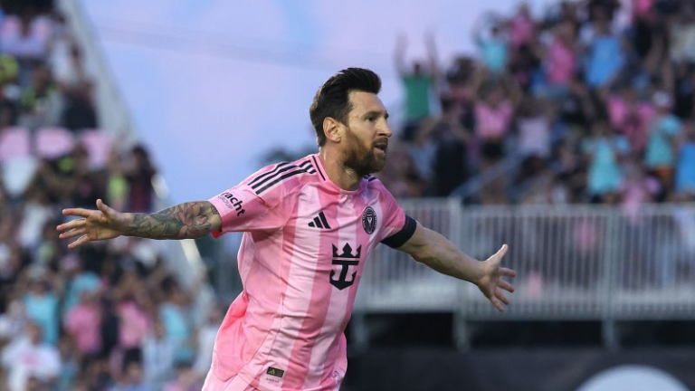 Lionel Messi extends MLS record-breaking streak, scoring two goals against Nashville SC
