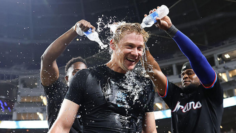 Marlins’ Kyle Stowers makes MLB history with two-homer game in walk-off win over Royals