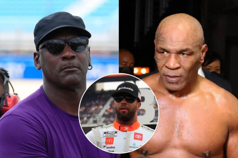 Mike Tyson Sends Clear Message to Michael Jordan, Bubba Wallace Before Iowa NASCAR Race