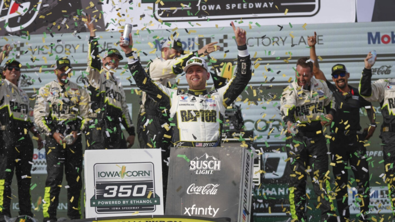 Byron secures first win since Daytona 500 and F1’s McLaren duo collect another 1-2 finish