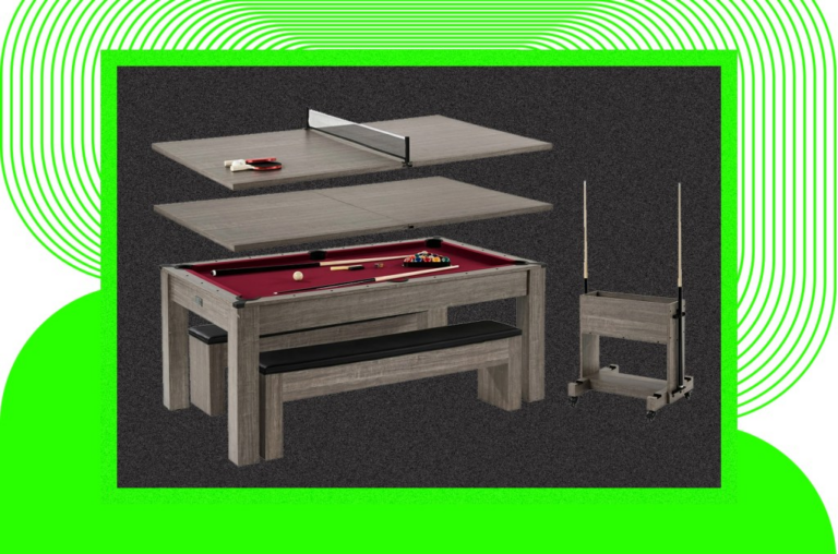 This Dining Table Converts to a Pool Table & Tennis Table: Where to Buy