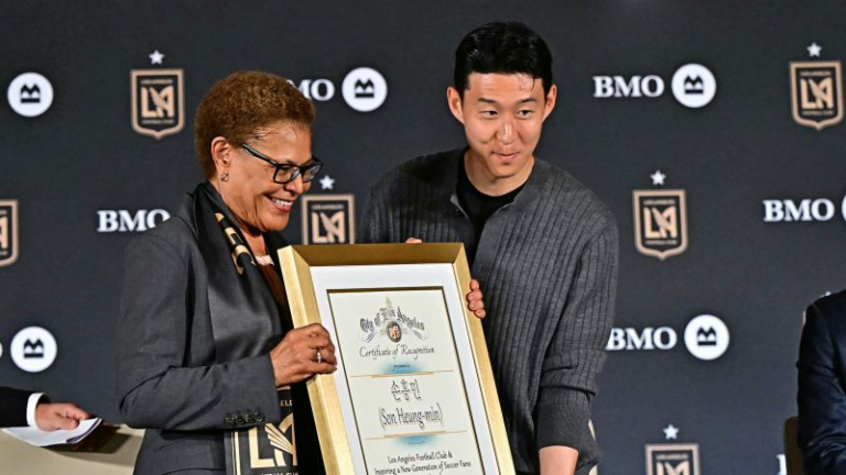 LAFC welcomes South Korean soccer superstar Son Heung-min