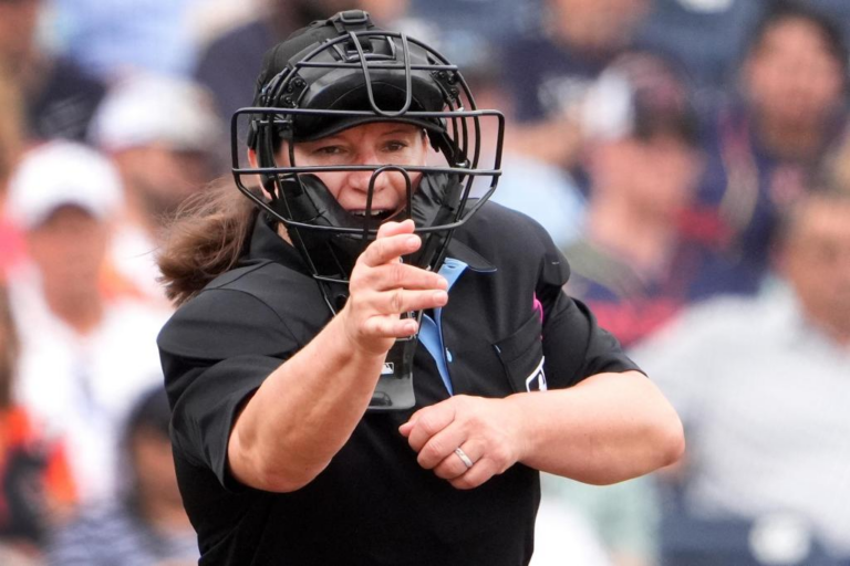 Umpire ‘super emotional’ to break MLB gender barrier