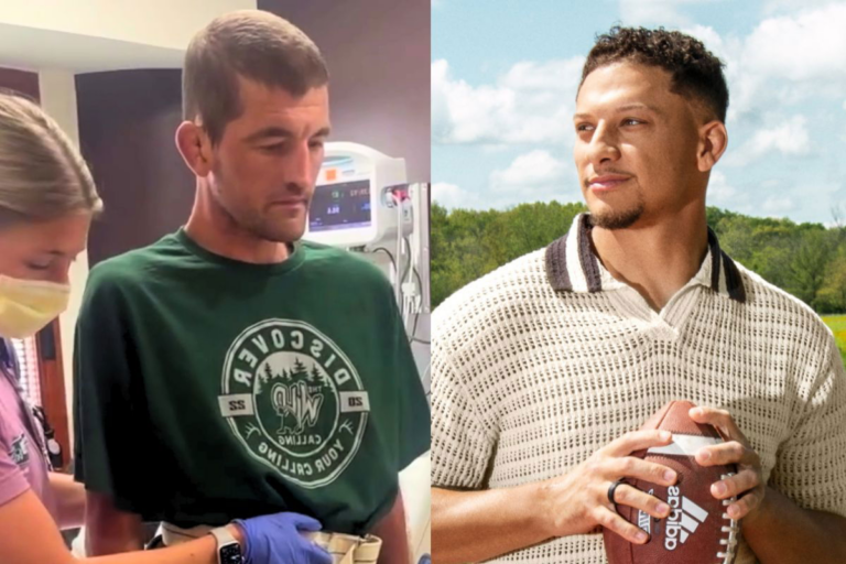 Patrick Mahomes’ Touch Marks Heartwarming Milestone as Ben Askren’s Son Wheels Him Out of Hospital