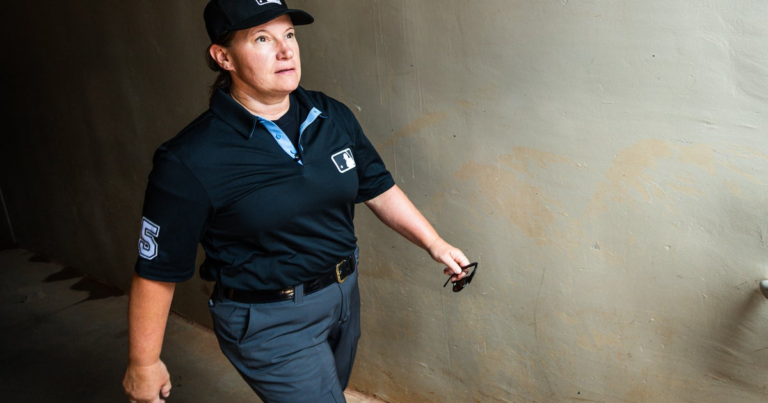 Jen Pawol makes MLB history as first female umpire, donates cap to Hall of Fame