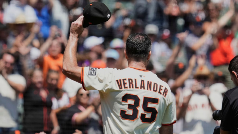Giants’ Justin Verlander notches 3,500th career strikeout