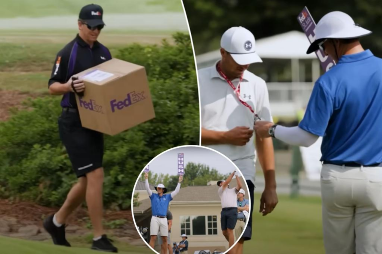 Undercover Eli Manning pranks PGA Tour stars at St. Jude Championship