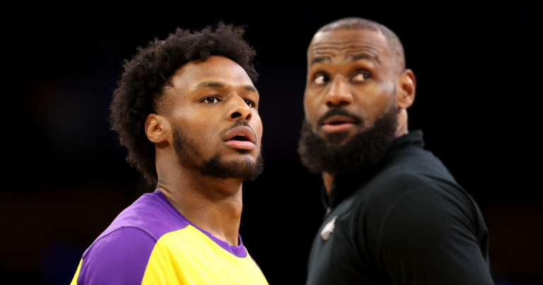 Bronny James’ Girlfriend Stuns in Bikini Beside the Lakers Guard