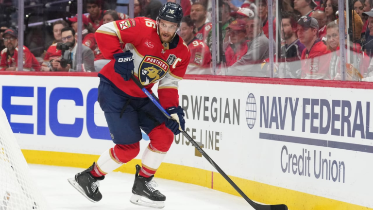 NHL EDGE stats leaders for Florida Panthers