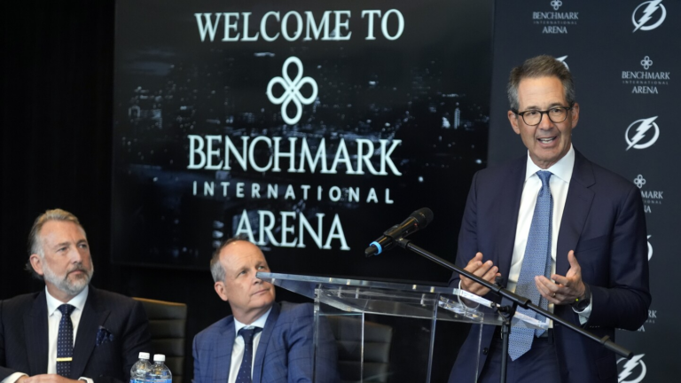 Home of NHL’s Lightning renamed Benchmark International Arena