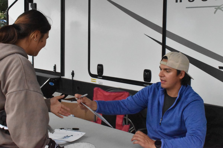 NHL defenceman pays special visit to Penticton Indian Band