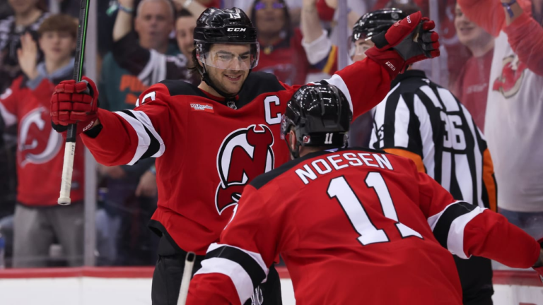NHL EDGE stats leaders for New Jersey Devils