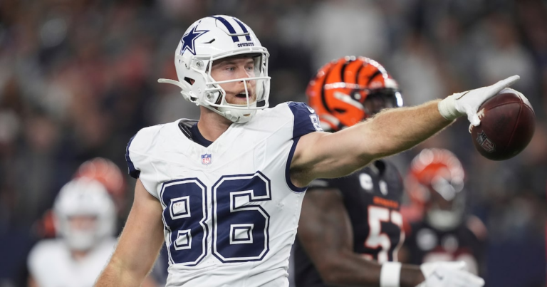 TE Luke Schoonmaker exits Cowboys’ training camp practice with injury