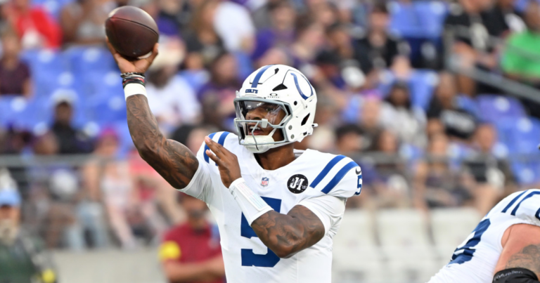 Anthony Richardson Dealt Disappointing Depth Chart News on Tuesday