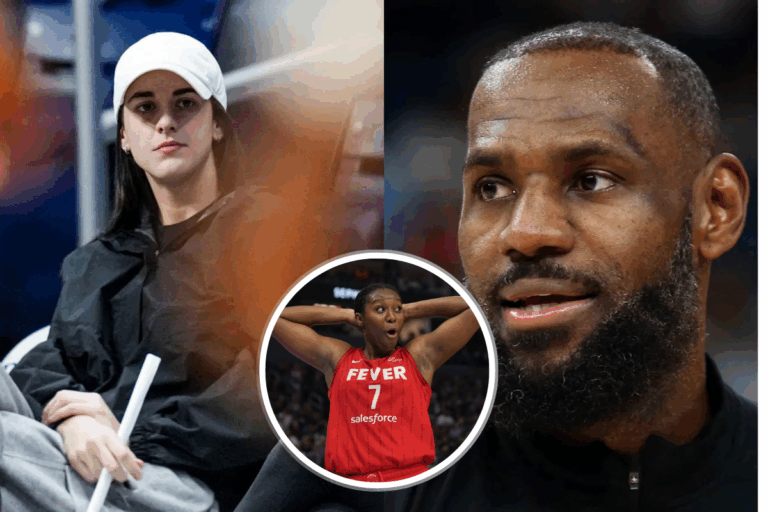 Aliyah Boston Trolls NBA 2K26 Makers for Caitlin Clark-LeBron James Graphic