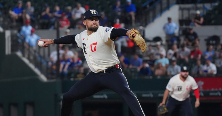 Rangers’ Nathan Eovaldi takes temporary hold of MLB’s ERA lead with another ‘gutty effort’