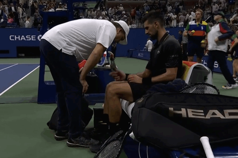Novak Djokovic’s Early US Open Medical Timeout Raises Concern: “Seemed to Be Cramping”