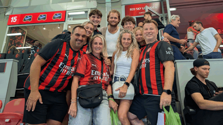 NHL players have ‘unforgettable moment’ in visit to AC Milan season opener