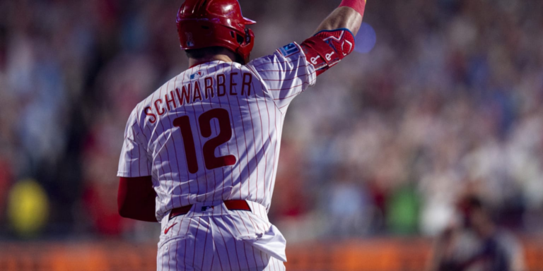 Kyle Schwarber leads MLB in hard-hit rate in 2025