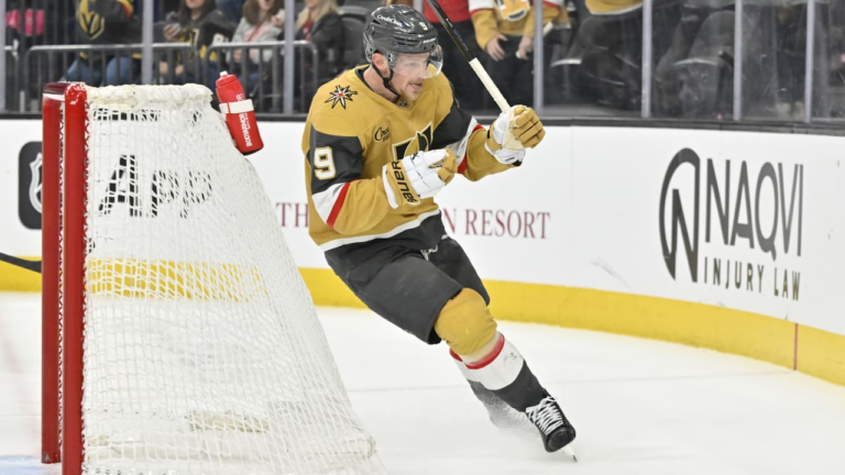 NHL EDGE stats leaders for Vegas Golden Knights