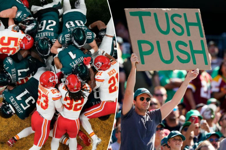 The Eagles’ Tush Push now has a fitting sponsor