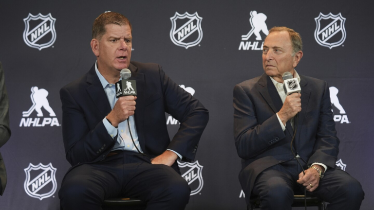 NHL to have a playoff salary cap starting this season, AP source says