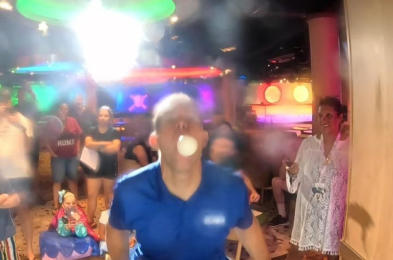 Man spits table tennis ball at a wall 51 times in 30 seconds