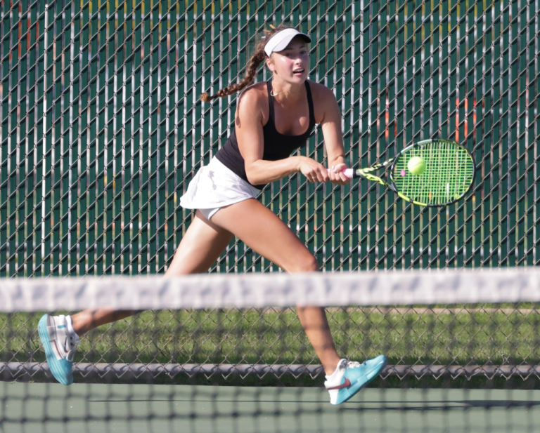 Orange Girls Tennis Edges Gilmour in 3-2 Battle (photos)