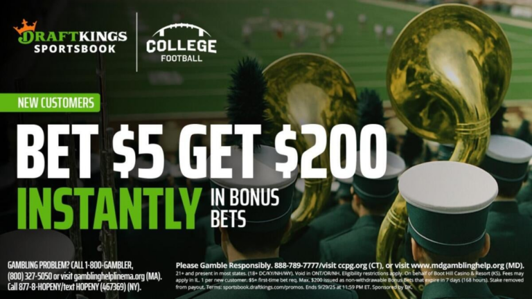 Use DraftKings promo code for NFL picks on Thursday: Get $200 in bonus bets by taking Packers to cover on TNF