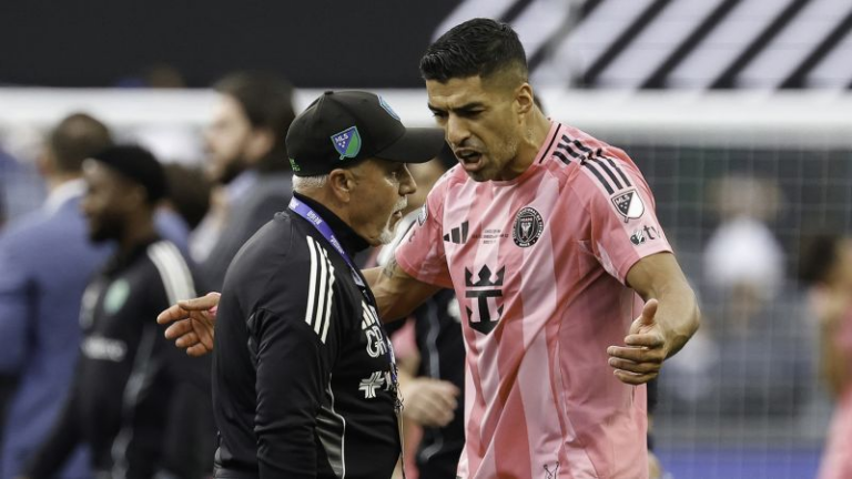 Luis Suárez: MLS hands Inter Miami star extra three-match ban after spitting incident