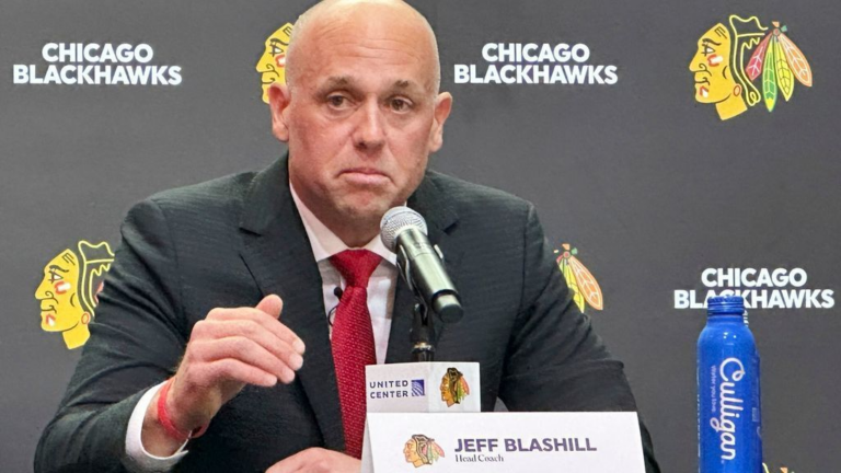 Jeff Blashill opens Blackhawks stint with tone