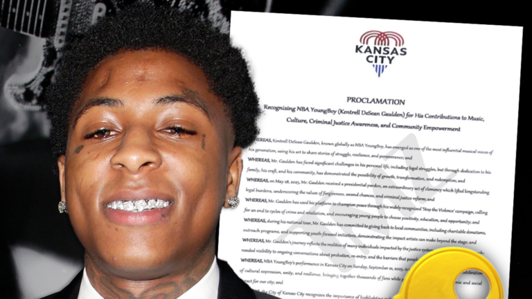 NBA YoungBoy Awarded Key to Kansas City on MASA Tour Stop