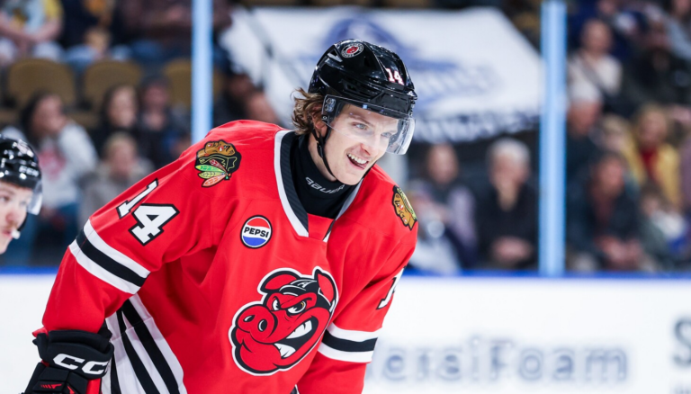 Blackhawks want Kevin Korchinski to play to his strengths in defensive roster battle