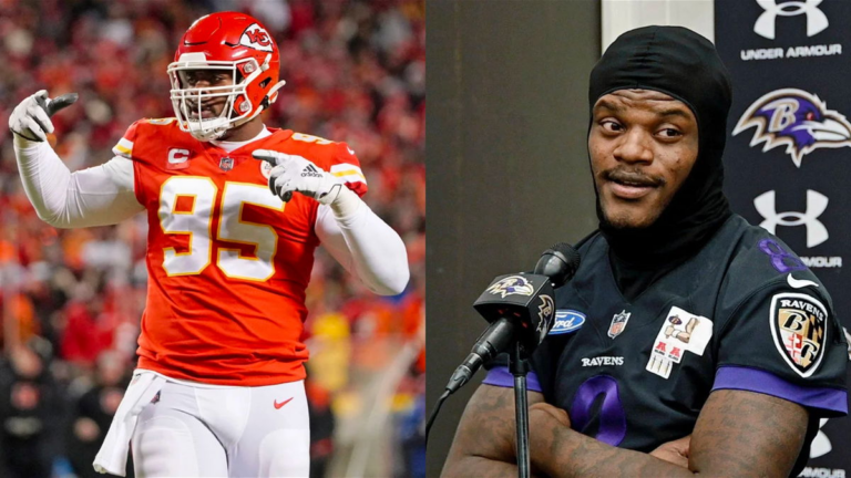 NFL Fans Catch Chiefs’ Chris Jones Red-Handed as He Changes Tune on MVP Award With Lamar Jackson Statement
