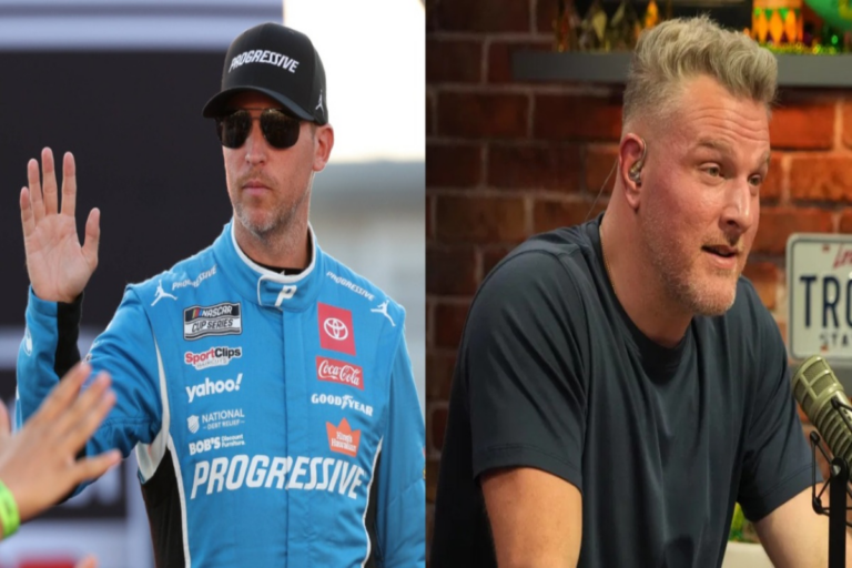 Pat McAfee’s Absurd Rumor Mill Gets Taken Down By Denny Hamlin’s ‘Wonderkid’