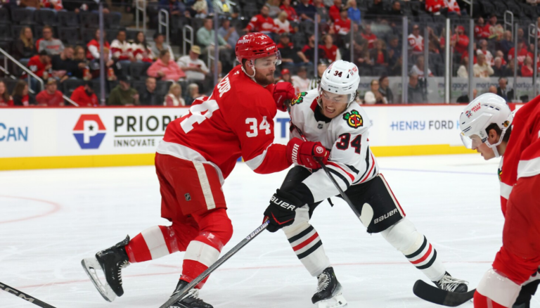 Colton Dach’s physicality helping him secure Blackhawks job: ‘He has played to an identity’