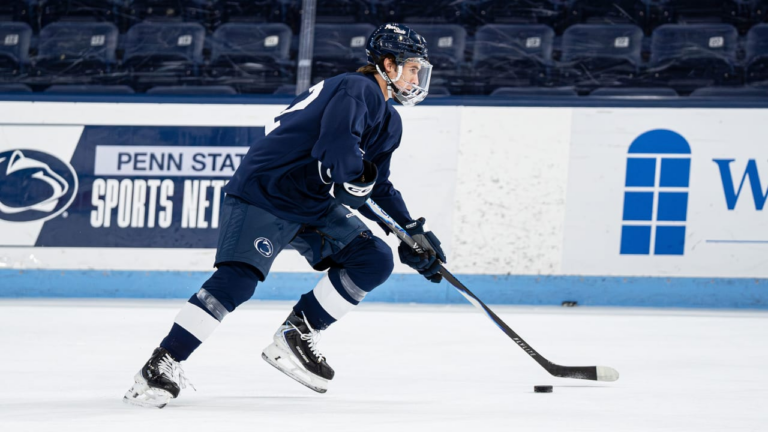 McKenna, projected No. 1 pick in 2026 NHL Draft, quickly wowing Penn State