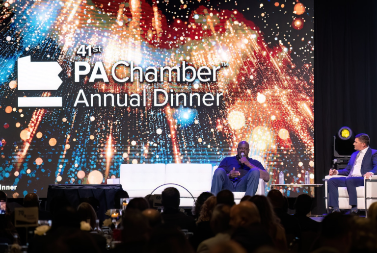 Shaquille O’Neal stands tall among a roomful of leaders: ‘I’m all about respect’