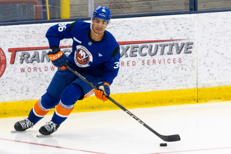 Isaiah George sent down to AHL as Islanders’ last cut