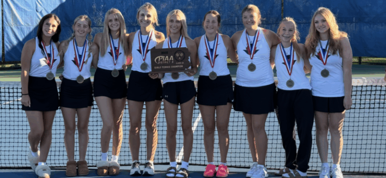 CC tennis goes about its regular business … another title trophy