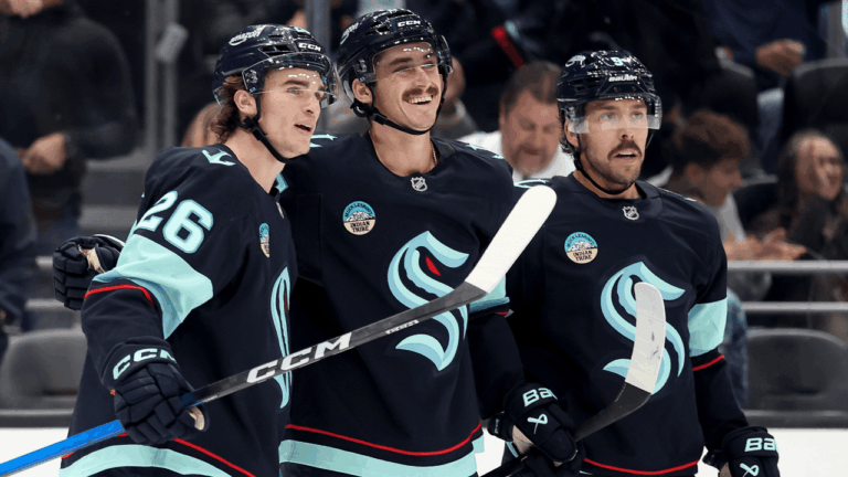 Marchment scores, Lambert wins Kraken coaching debut against Ducks